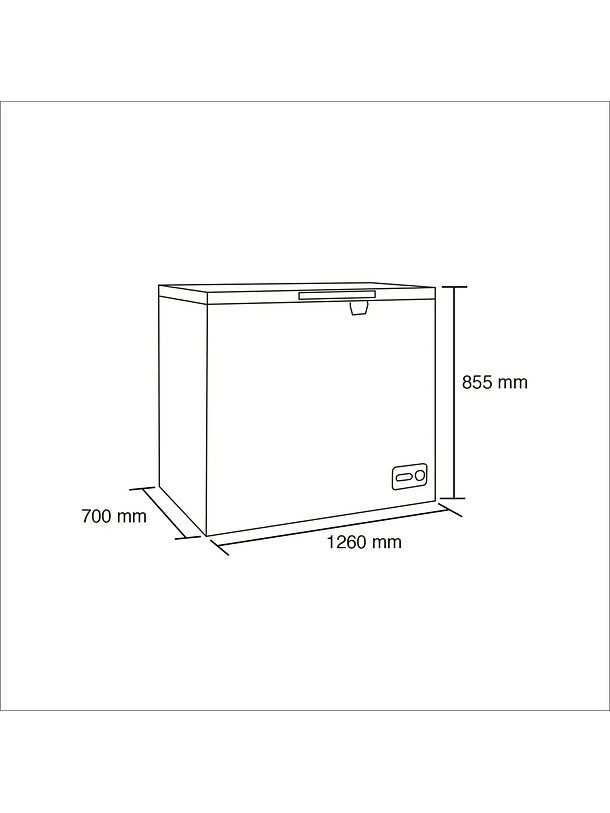 Congelador dual tapa dura 380 LT 2