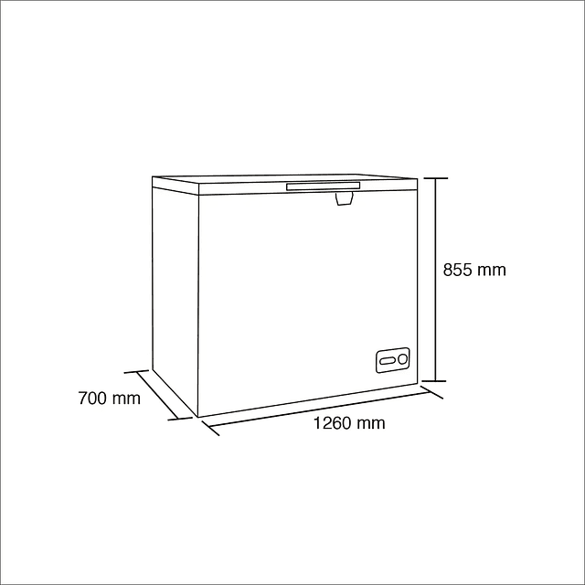 Congelador dual tapa dura 380 LT