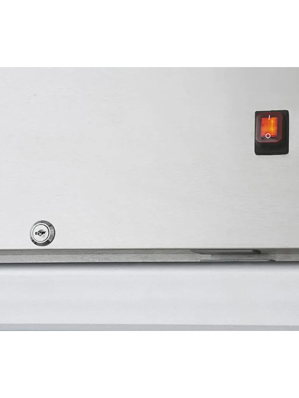Refrigerador 2 Ptas Vidrio En Acero Inox. Vr2Ps-1000V Ventus 2