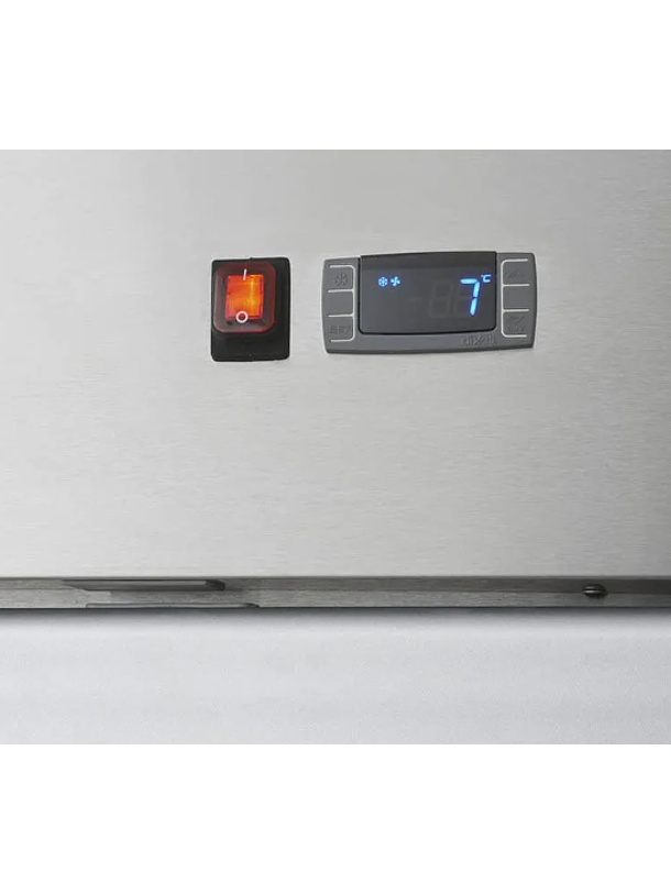 Refrigerador 2 Ptas Vidrio En Acero Inox. Vr2Ps-1000V Ventus 3