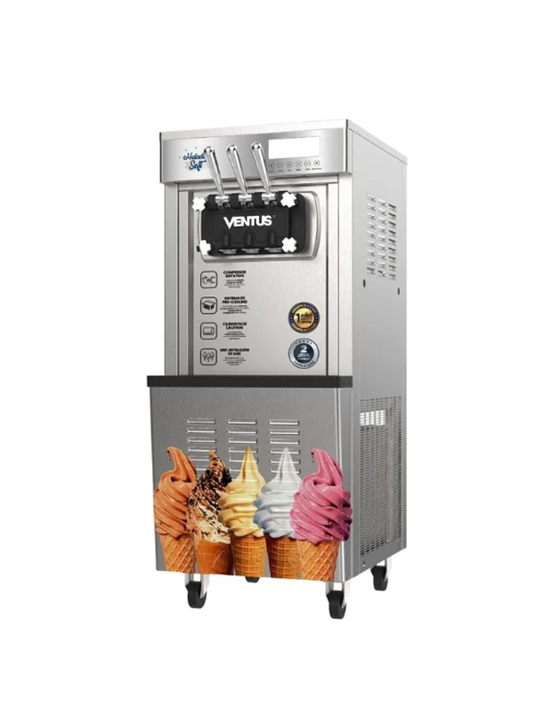 Maquina de Helado Soft Pedestal 25 Lts/H VSP-25 FLEX Ventus 1