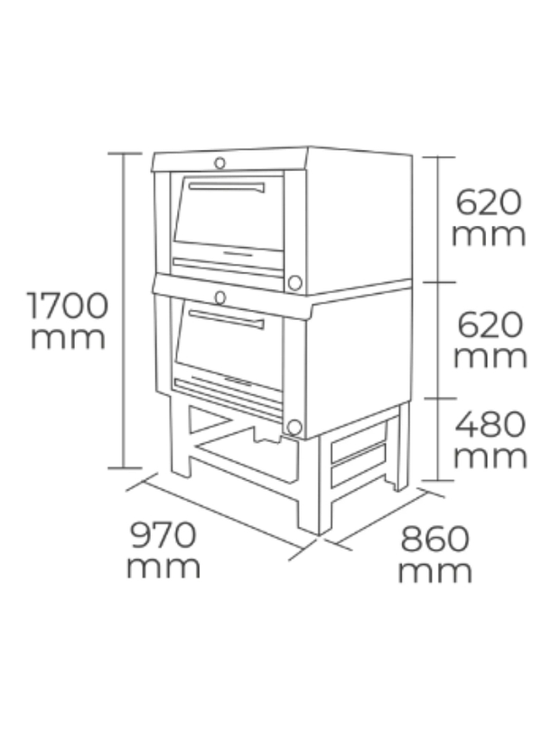 Horno 2 Camara Alta GN 2