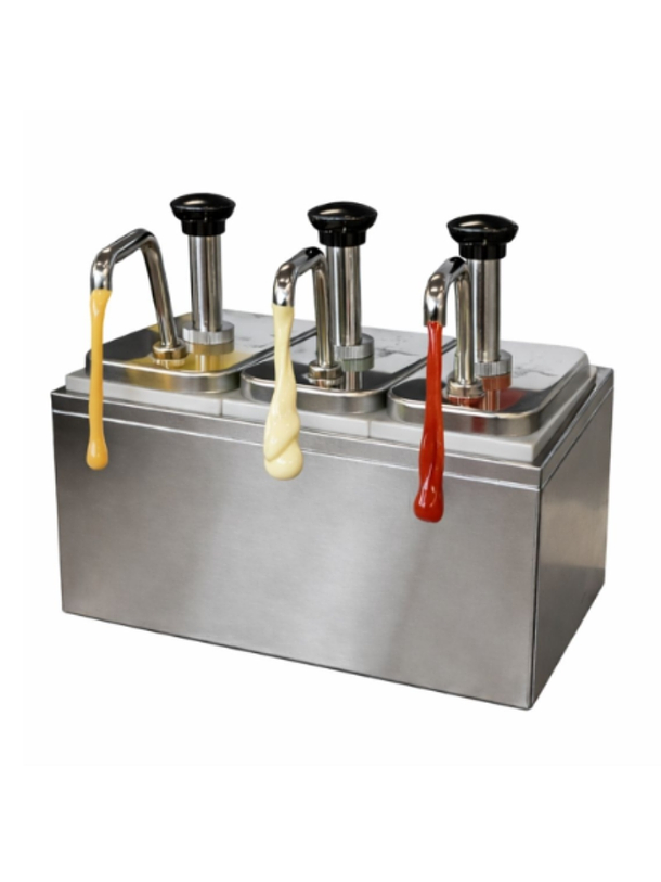 Dispensador de Salsas 3 Depósitos Ventus 1