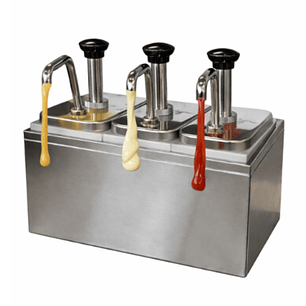 Dispensador de Salsas 3 Depósitos Ventus