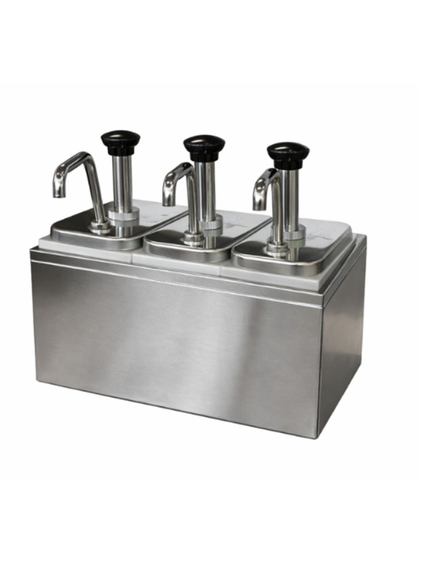 Dispensador de Salsas 3 Depósitos Ventus 3