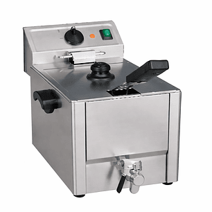 FREIDORA DE PAPAS ELÉCTRICA ECOBECK KFE-8 HQ LINEA TOP, CON DESPICHE