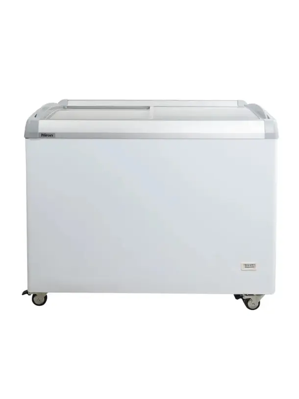 Conservadora horizontal vidrio curvo SD-300A Hiron 1