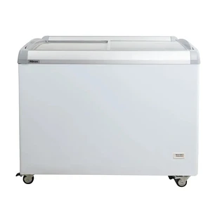 Conservadora horizontal vidrio curvo SD-300A Hiron