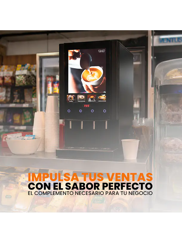 Maquina de cafe 4 sabores MAIGAS 2