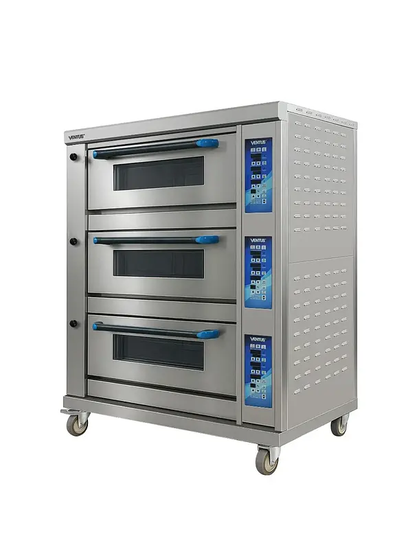 Horno piso gas 3 niveles 2 bandejas VHPG-3C Ventus 1