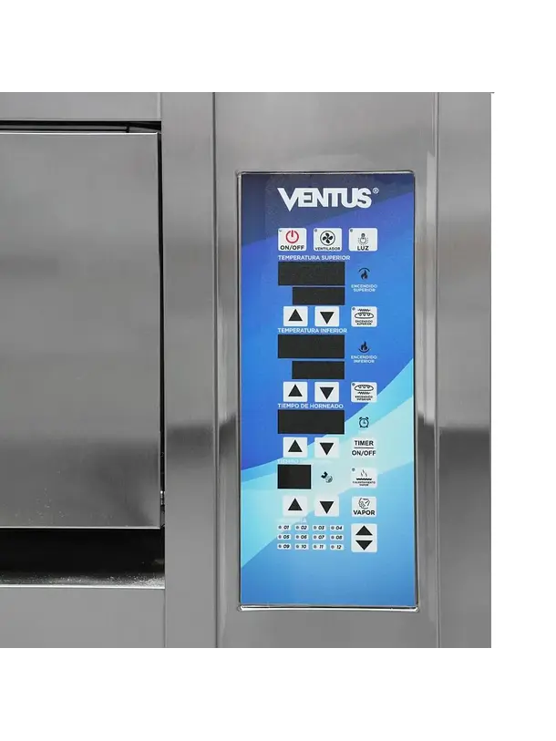 Horno piso gas 3 niveles 2 bandejas VHPG-3C Ventus 2