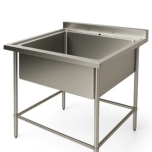 Lavafondo 1 Taza 105x80X90 Acero Inox. ITA
