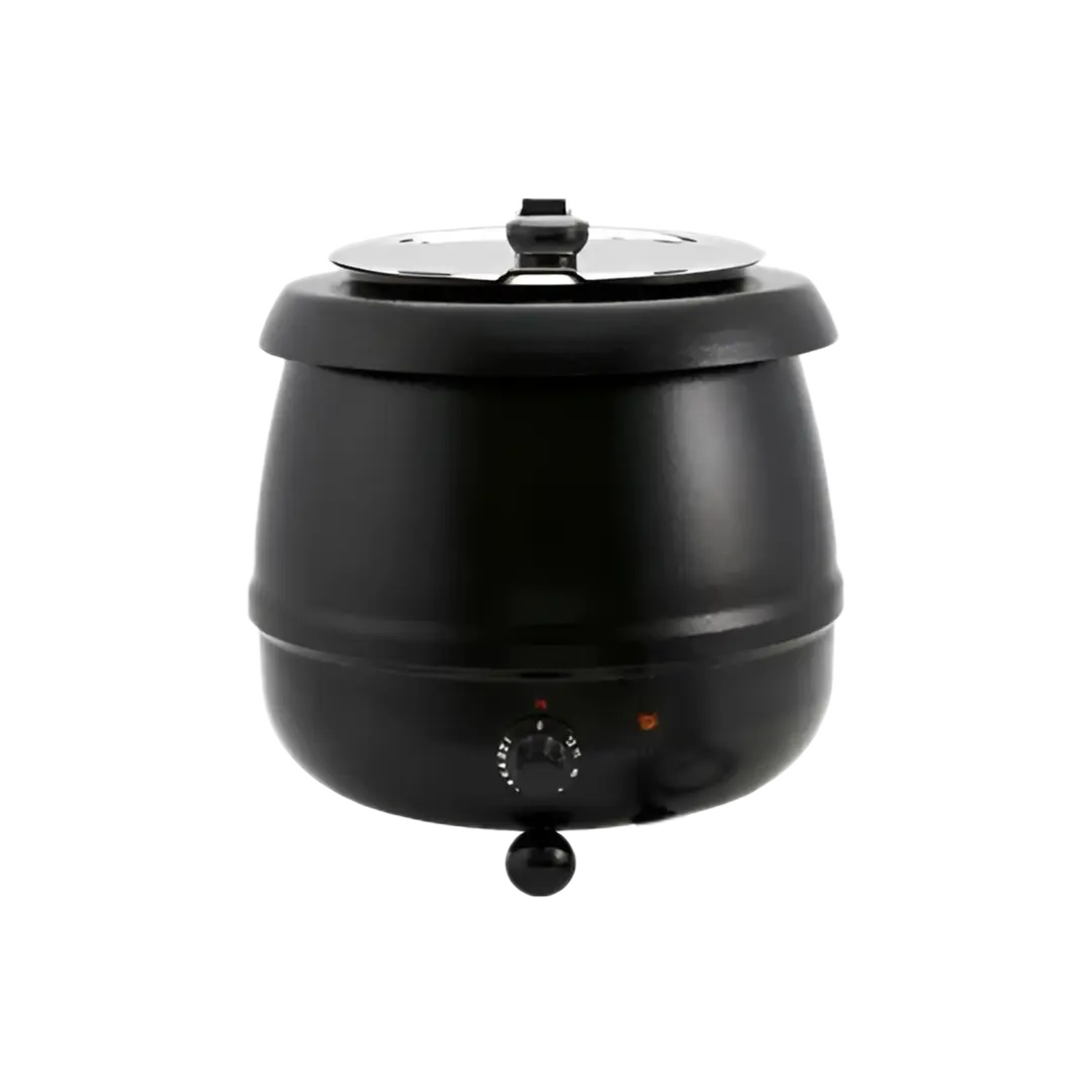 Olla Recta con Tapa 10lt Acero Inoxidable 28cm Basic Lacor