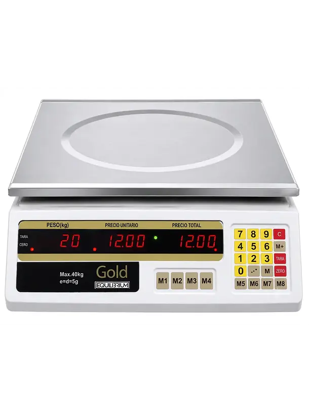 BALANZA PPI EQM GOLD LCD 40Kg/5g 1