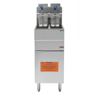 Freidora deposito doble y 2 canastos glp VFP2D-20L2 Ventus