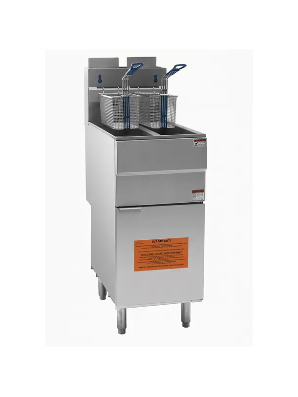 Freidora deposito doble y 2 canastos glp VFP2D-20L2 Ventus 2