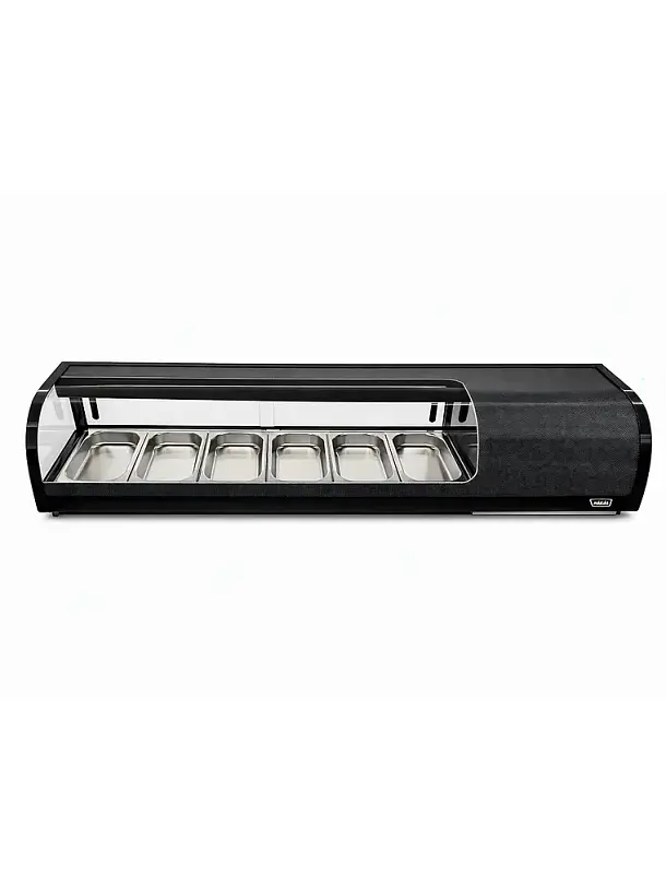 Vitrina Sushi 6 x 1/3 GN MAIGAS CS62N 1