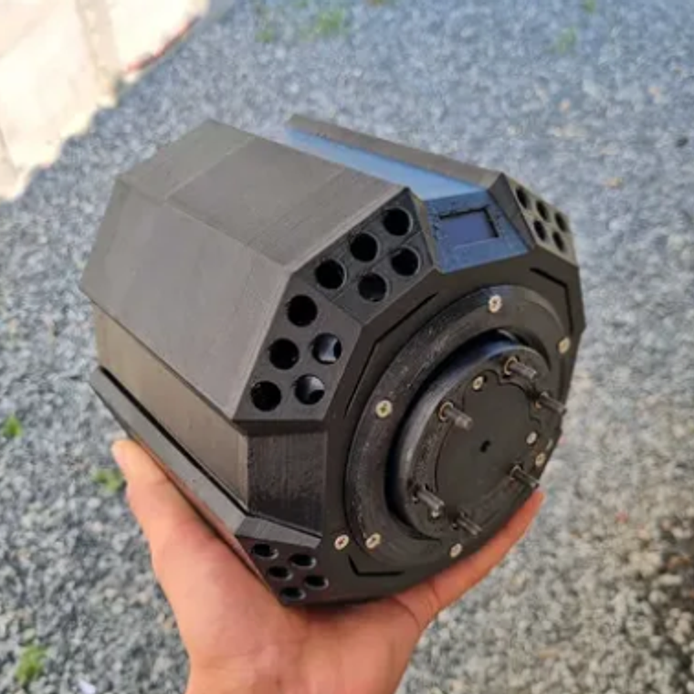 Base Direct Drive 12Nm Semi Montada – Motor + Encoder + Display 1