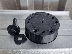 Cubo 70mm e suporte pra encoder frontal 