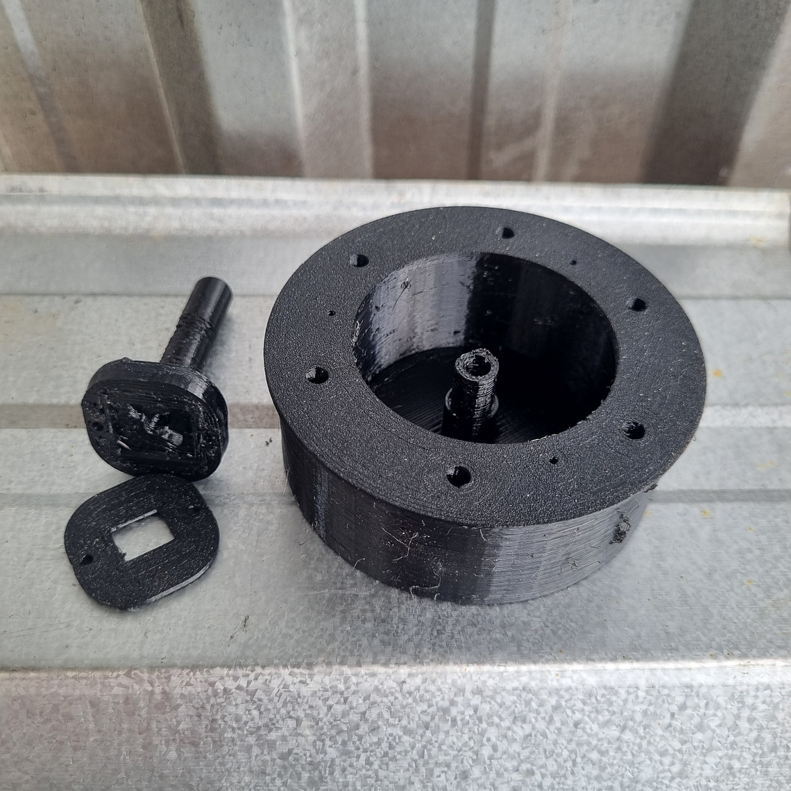 Cubo 70mm e suporte pra encoder frontal  2