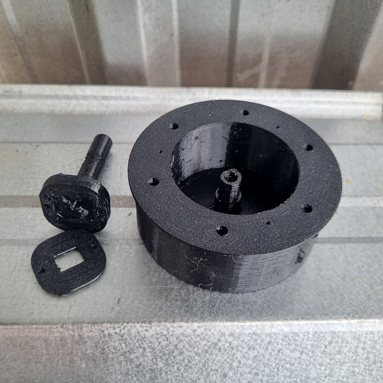 Cubo 70mm e suporte pra encoder frontal  2