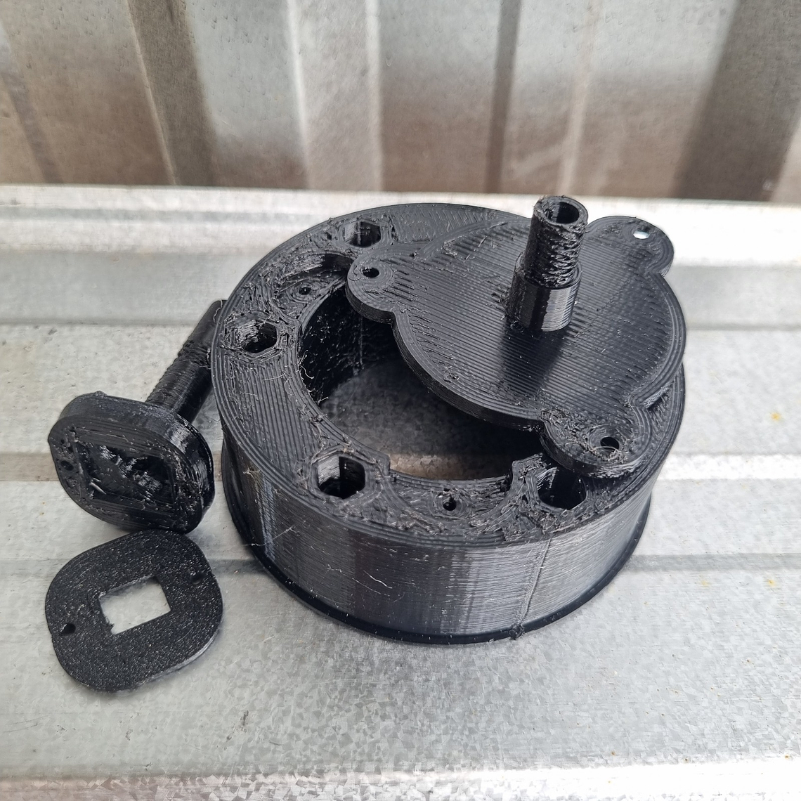 Cubo 70mm e suporte pra encoder frontal  3