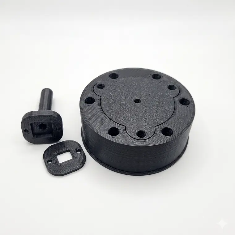 Cubo 70mm e suporte pra encoder frontal  2