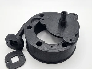 Cubo 70mm e suporte pra encoder frontal 
