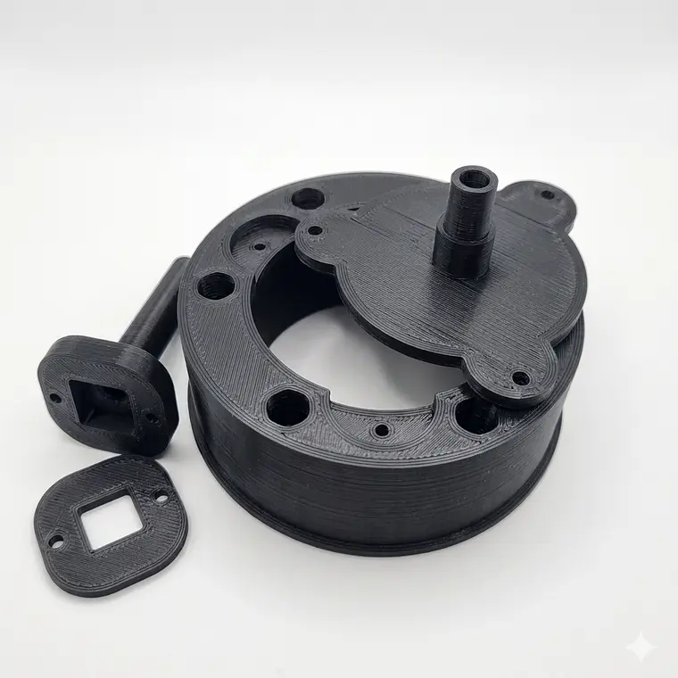 Cubo 70mm e suporte pra encoder frontal  1