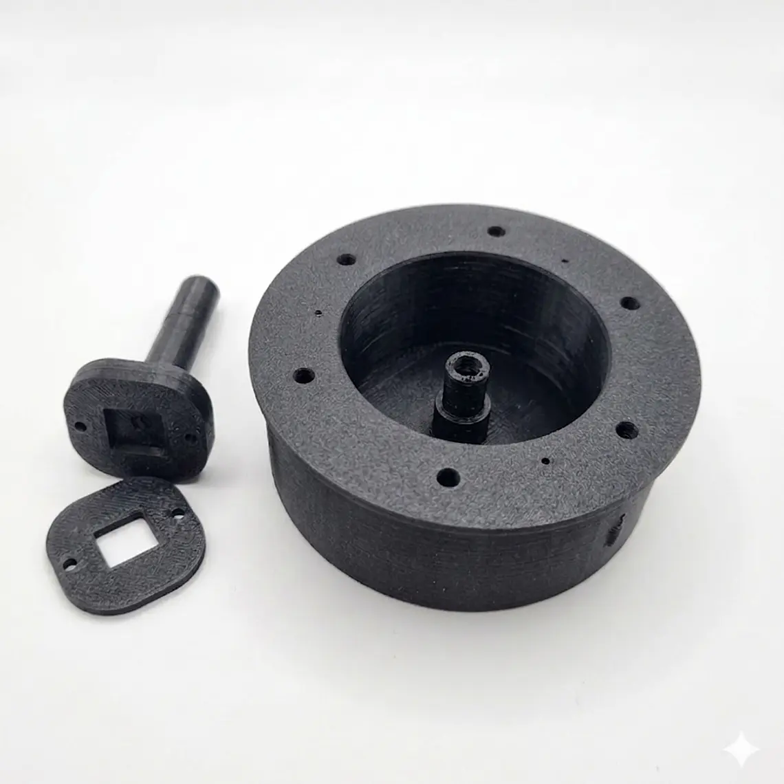Cubo 70mm e suporte pra encoder frontal  3