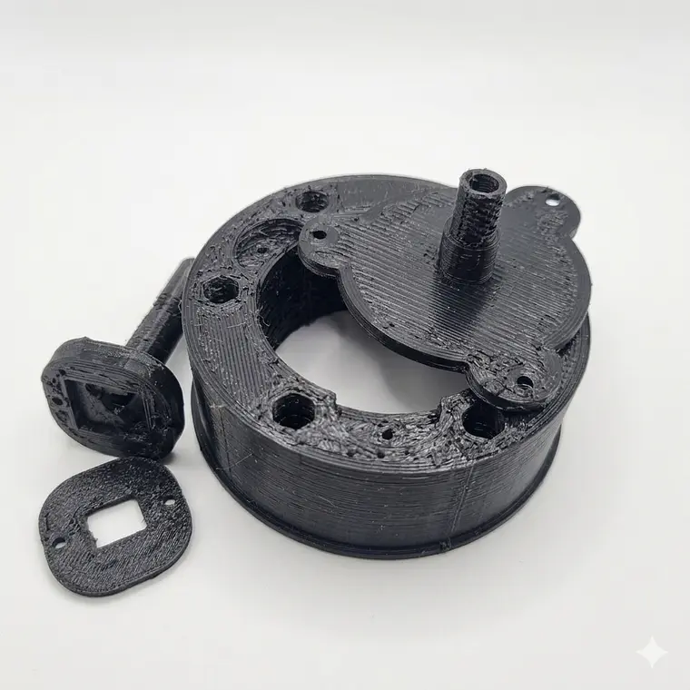 Arquivos STLs Para encoder frontal MT6835 pcb grande e MT6701 2