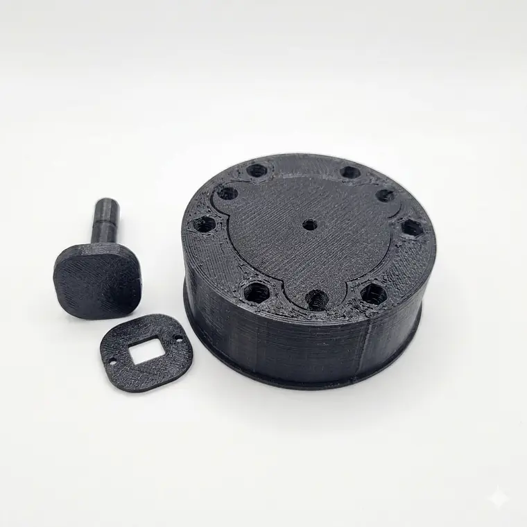Arquivos STLs Para encoder frontal MT6835 pcb grande e MT6701 3