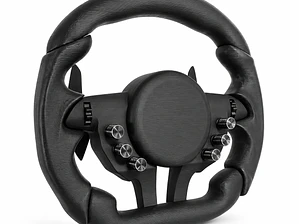 3d do volante baseado na Audi R8