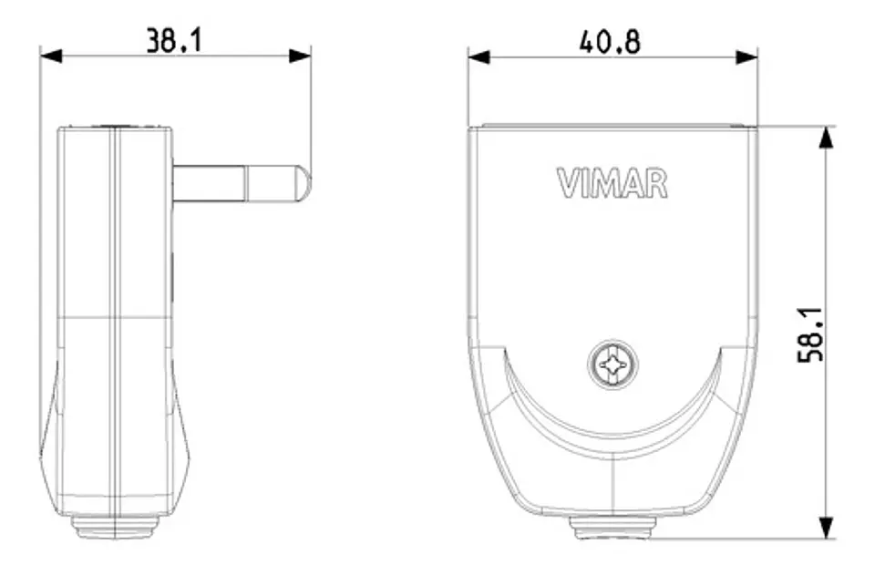 Enchufe Macho Volante Articulado 16 A Vimar 5