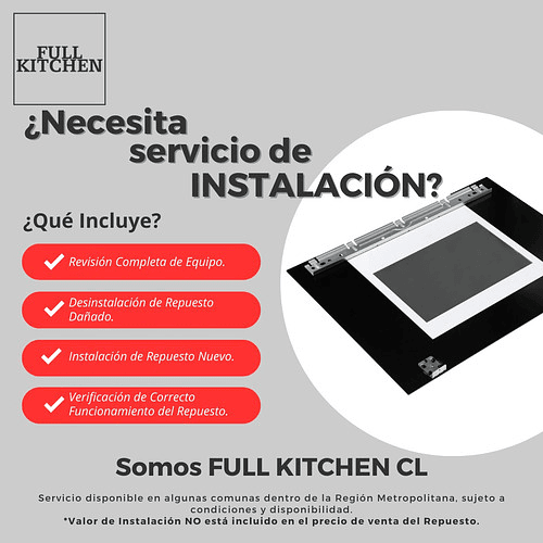 Vidrio Interior Puerta Hornos FDV / KUBLI 6