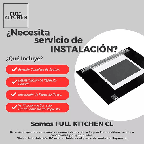 Vidrio Exterior Puerta Hornos KUBLI Neu 6