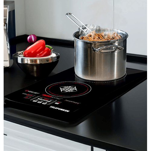 Encimera Vitrocerámica 2 Quemadores Telefunken 4