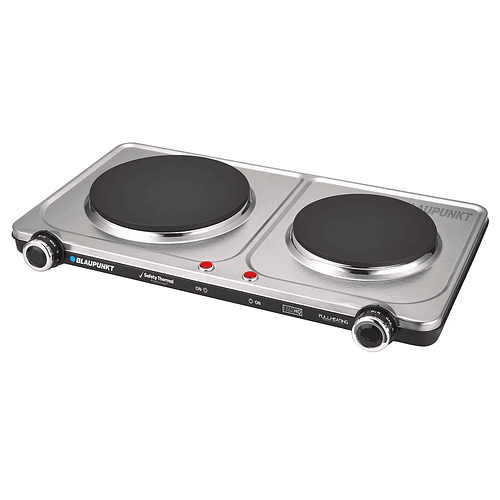 Encimera Eléctrica Portátil 2 Quemadores Blaupunkt BP-AE12900 1