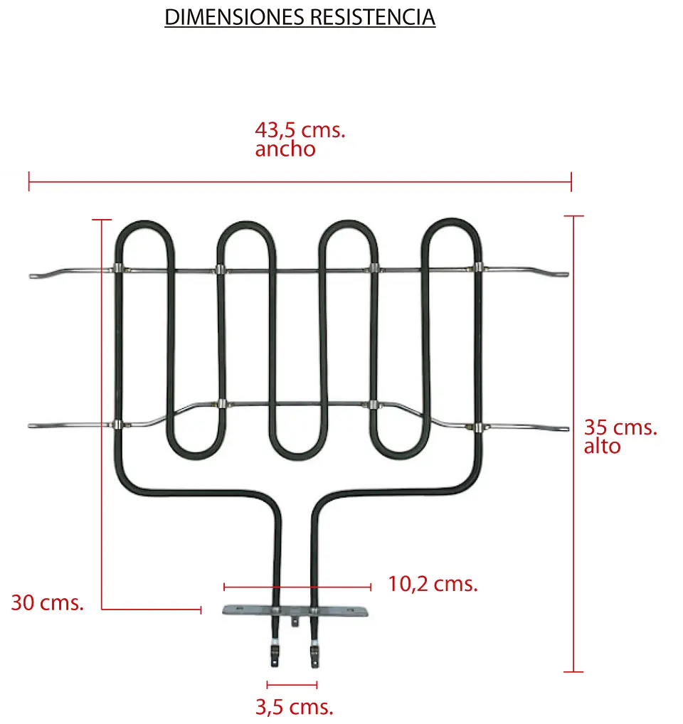 Resistencia Superior Hornos Sindelen Línea 7000 8