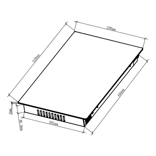 Encimera Düne Vitrocerámica 2P 60 6