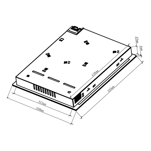 Encimera Düne Vitrocerámica 2p 50 4