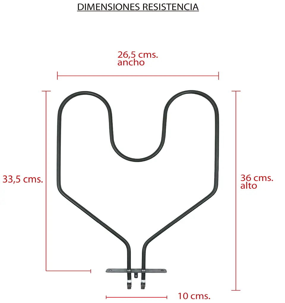 Resistencia Hornos TEKA 1200W 2 8