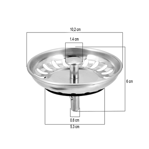 Tapón Grande De Válvula Lavaplatos FDV 5