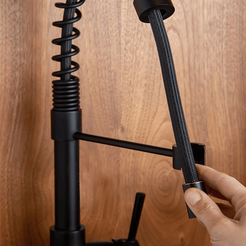 Flexible Negro / Black Con Contrapeso Griferías FDV 6