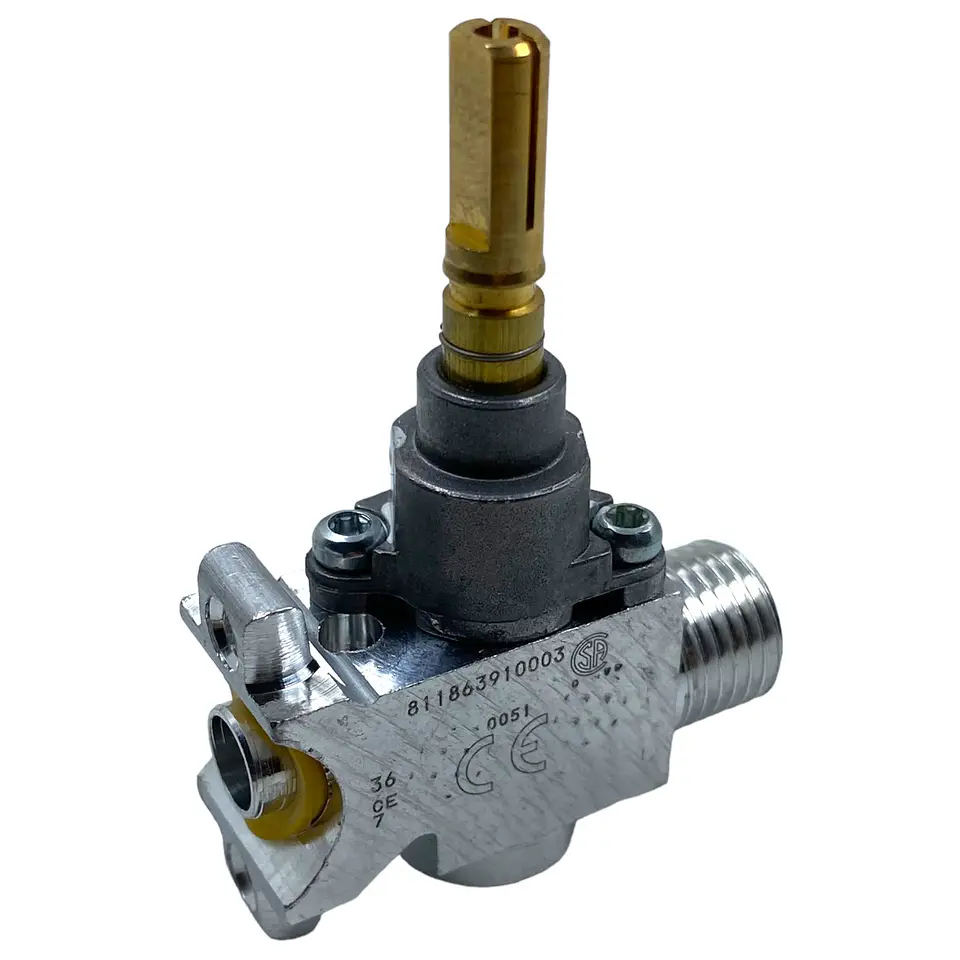 Grifo Válvula De Gas Vástago 6mm Sabaf C30 D16x28 2