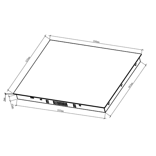 Encimera Düne Vitrocerámica 3P 60 2