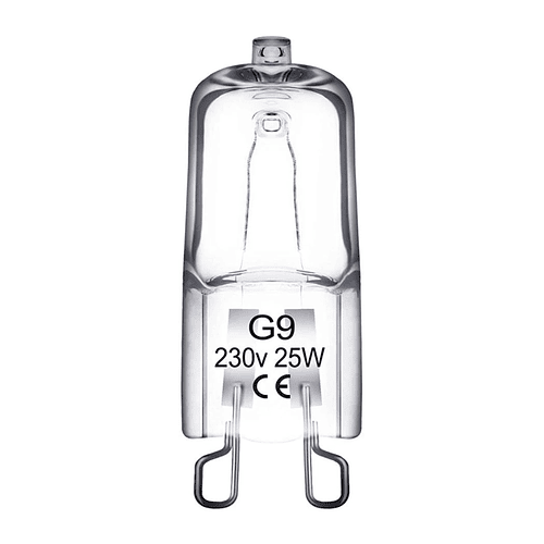 Ampolleta Halógena G9 25W 250° Para Hornos Y Microondas  1