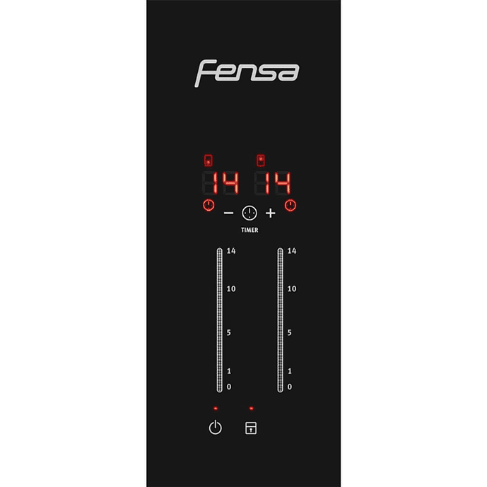 Encimera Fensa Vitrocerámica 2 Platos FEV 2T 4