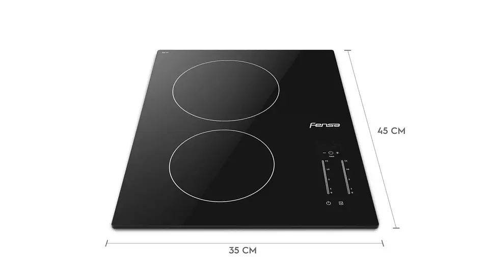 Encimera Fensa Vitrocerámica 2 Platos FEV 2T 6