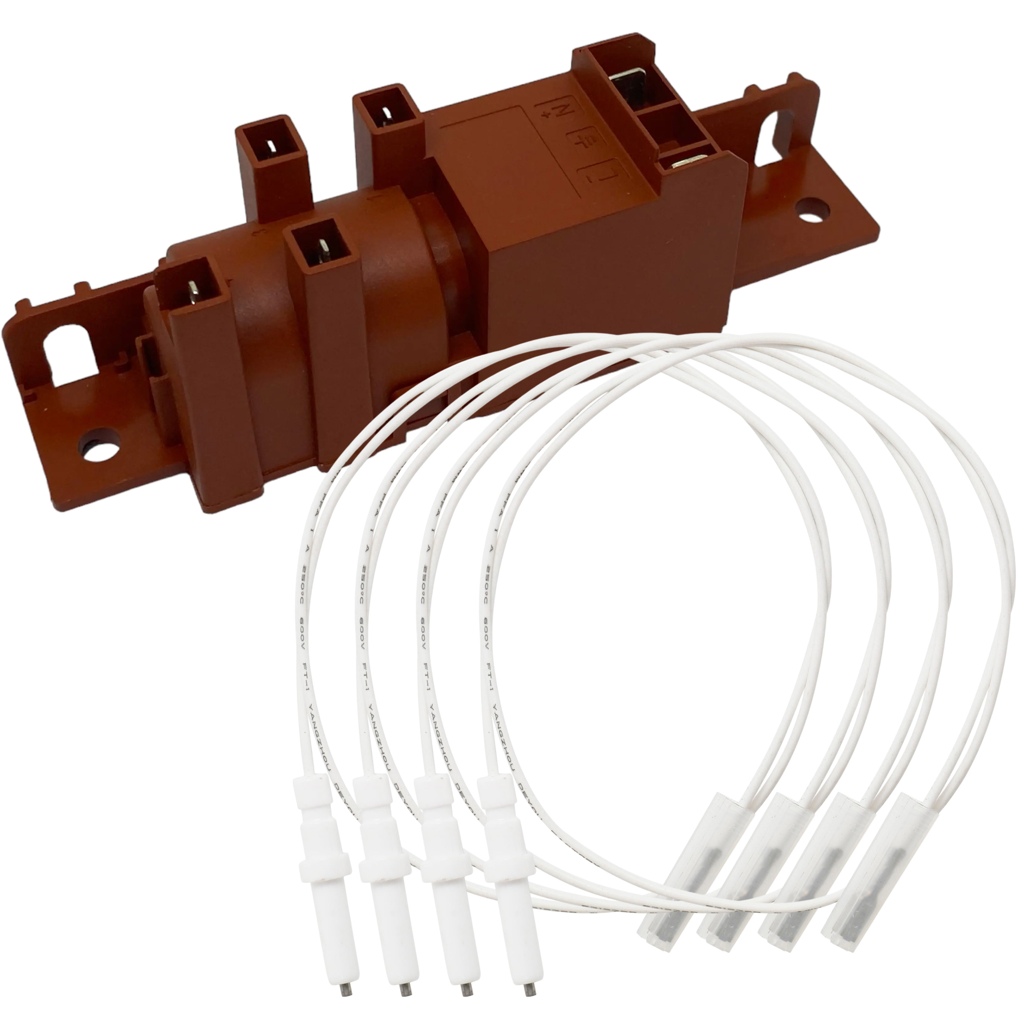 Pack Generador De 4 Salidas Con 4 Bujías Normales (3,5 cm Enlozado)